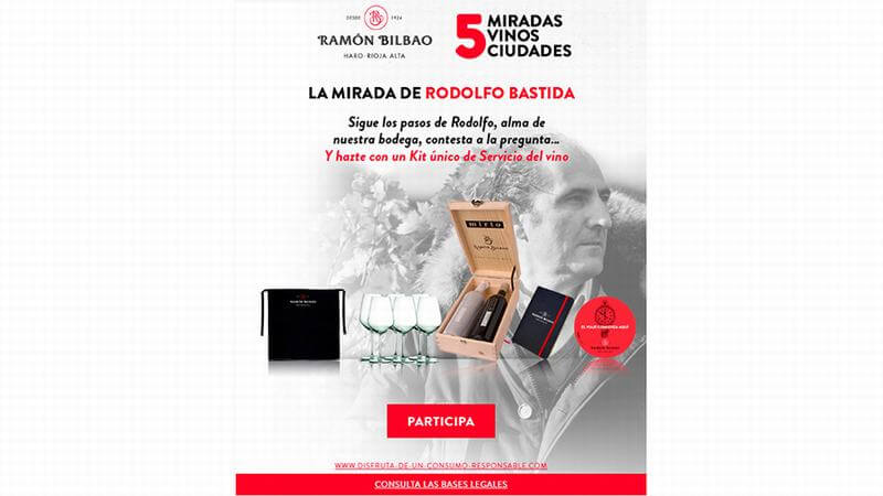 Formulario de la empresa vitivinícola Ramón Bilbao