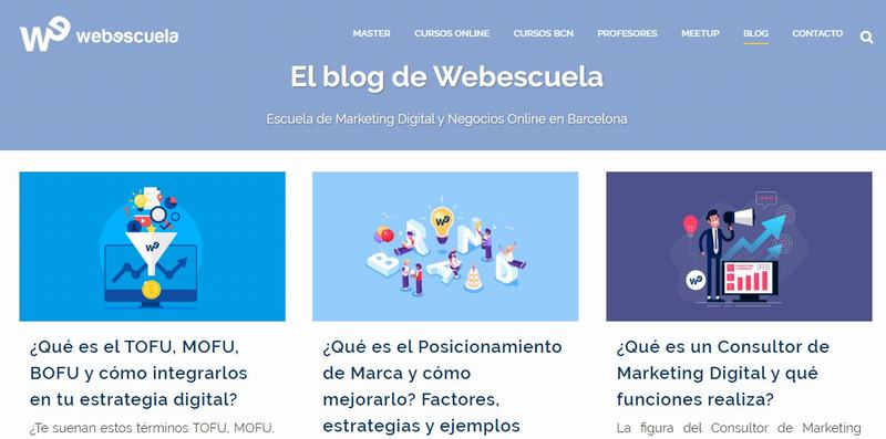 El blog de Webescuela