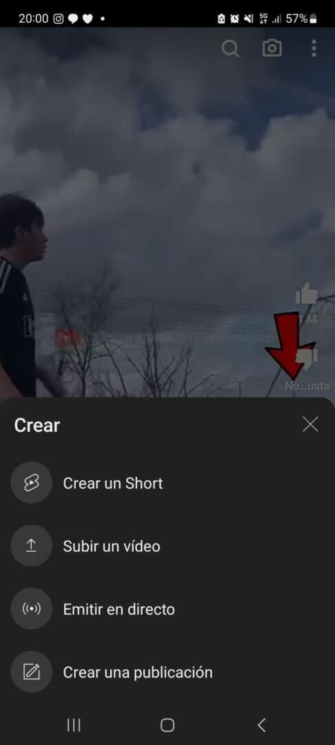 Cómo hacer shorts en la app
