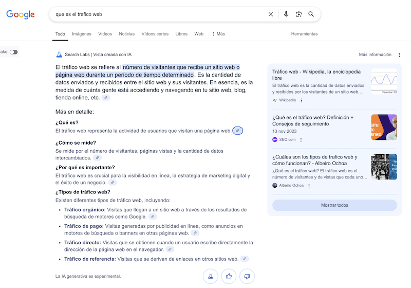 Respuestas con IA generativa