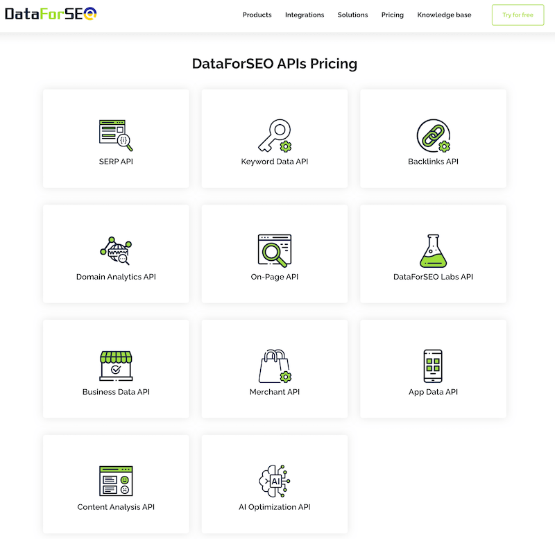 DataForSEO APIs SEO DataForSEO APIs SEO